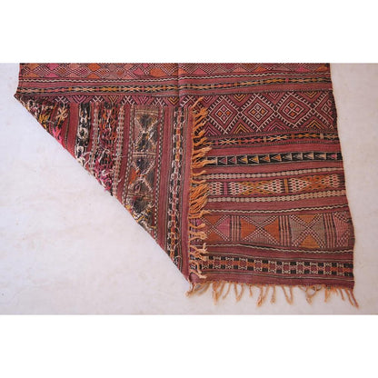 Pure wool Moroccan Kilim Berber rug 168 x 360 cm SOLD