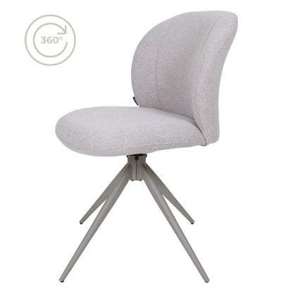 Dining room chair Cosmo - Bouclé - Naturel