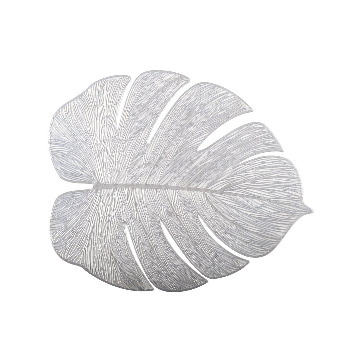 SILVER FILIGREE LEAF PLATTER