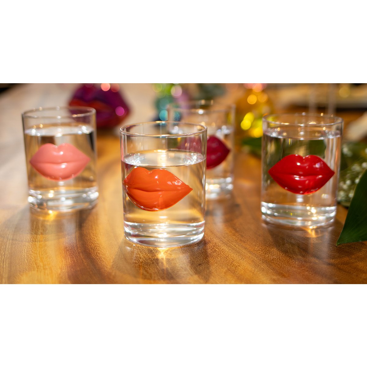 Kiss water glasses - Lot of 4