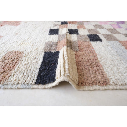 Pure wool Moroccan Berber rug 205 x 193 cm