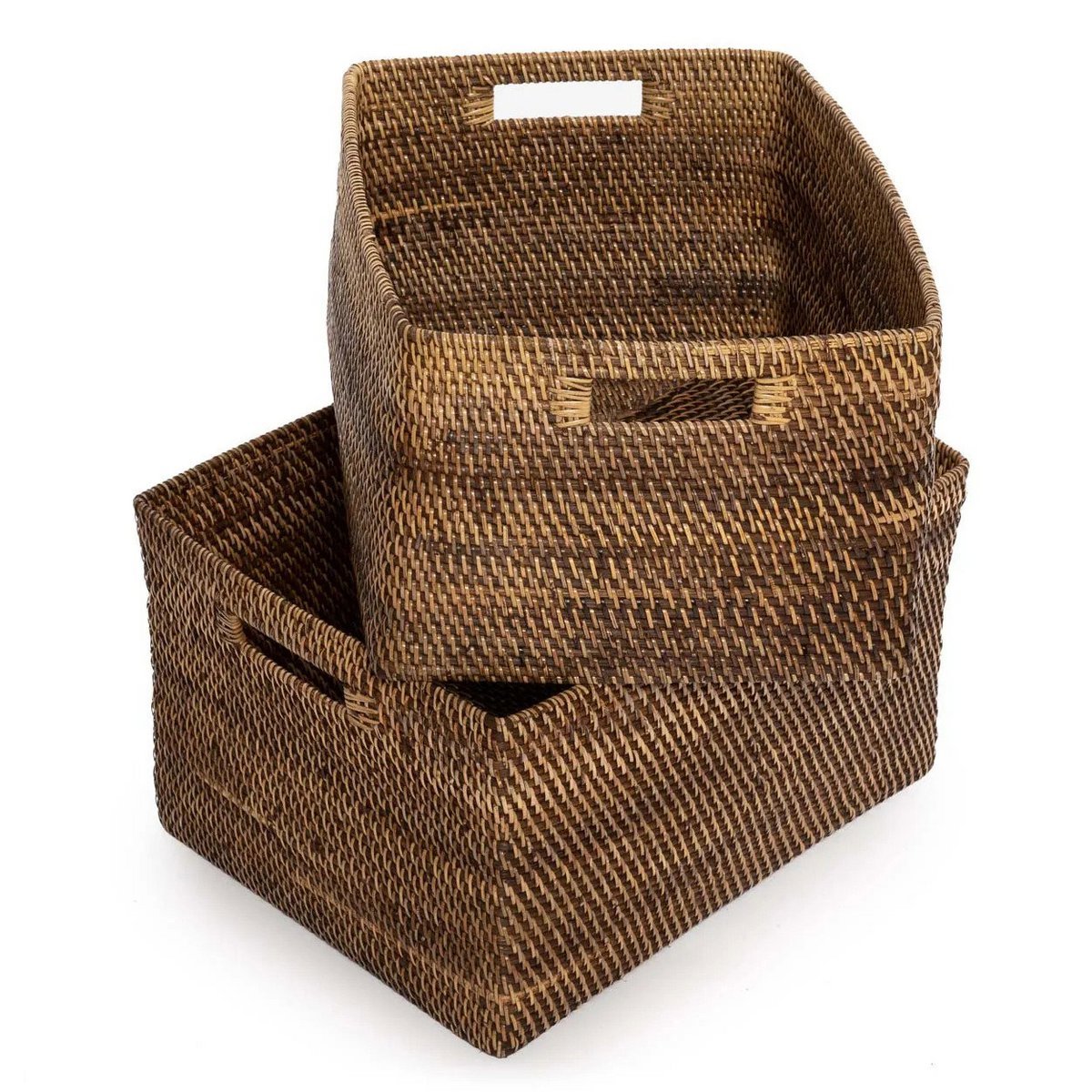 The Colonial Magazine Basket - Natural Brown - S