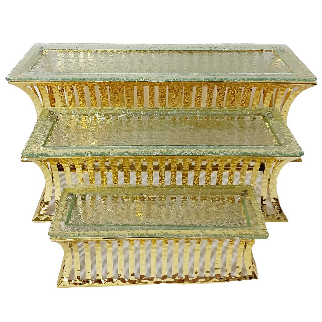 Dore dessert supports - Lot of 3