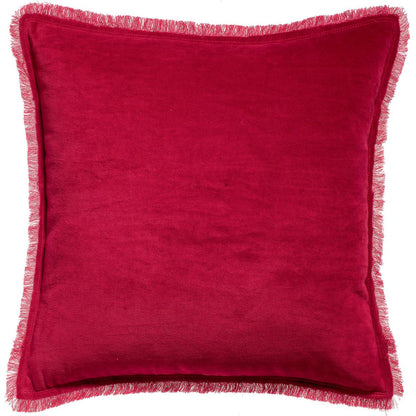 Fara Ruby plain cushion 45 x 45