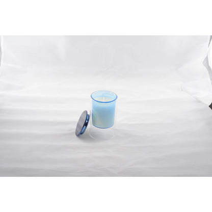 Blue Candle Perfume wooden wood 7x11.3cm