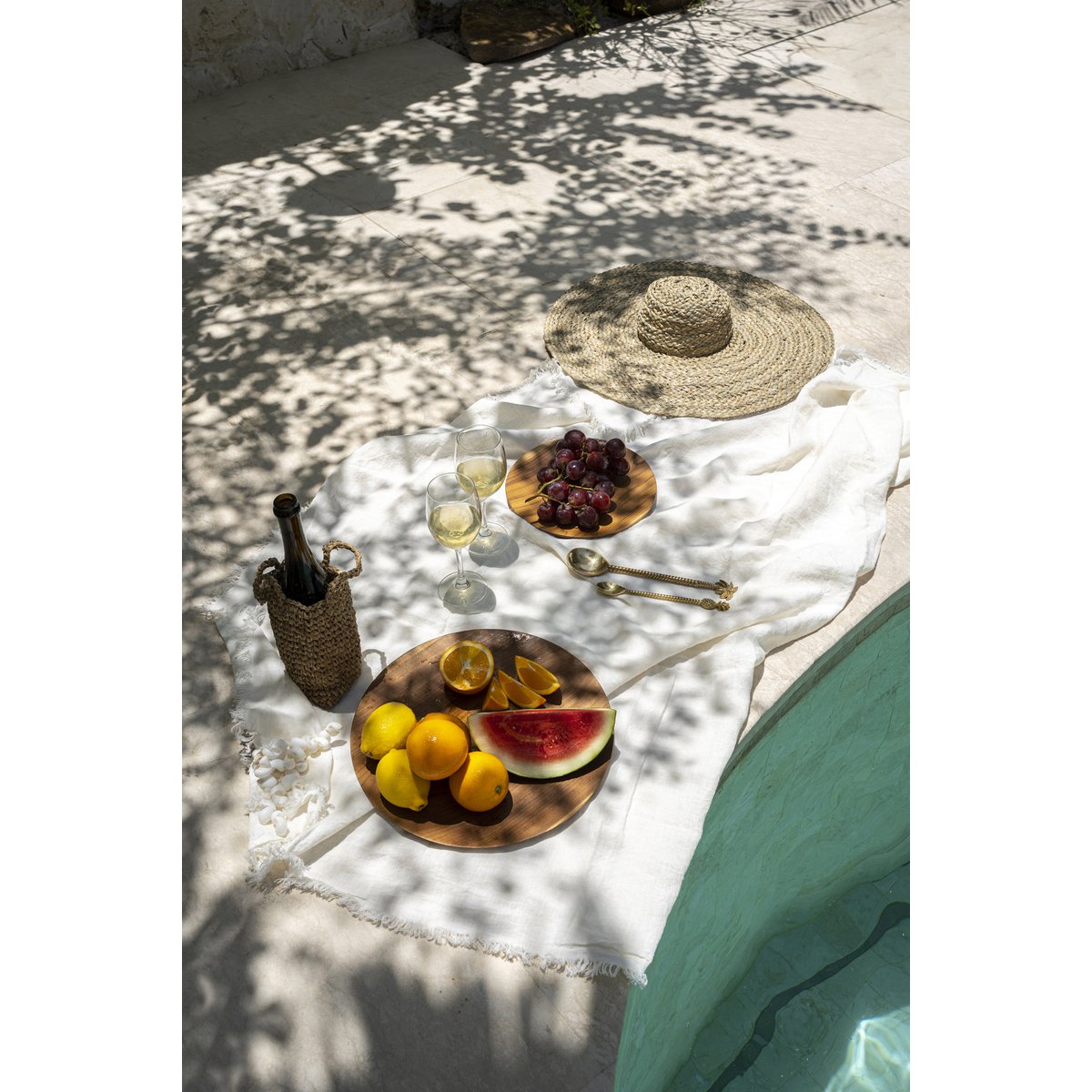 The Linen Tablecloth - White - 150x250