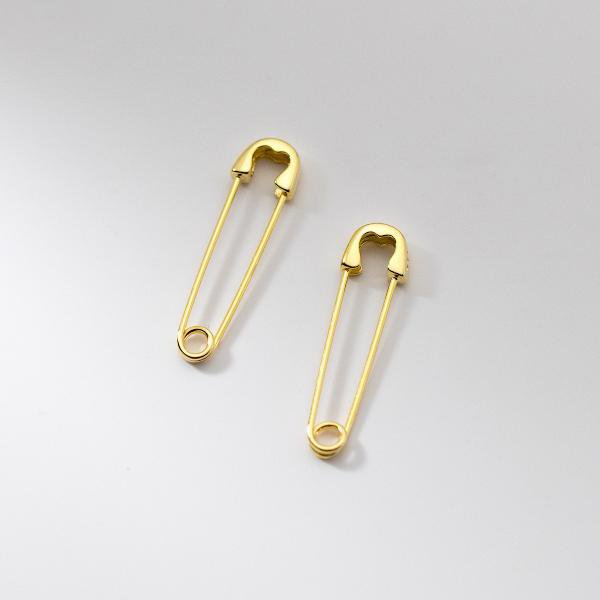 Unique Minimalist Paper Clip Earrings - One pair