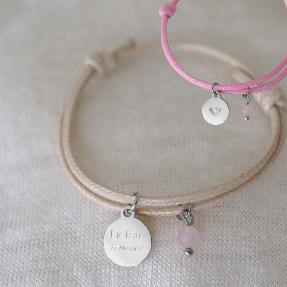 Bracelet Dearest Grandma - Choose Color - Silver