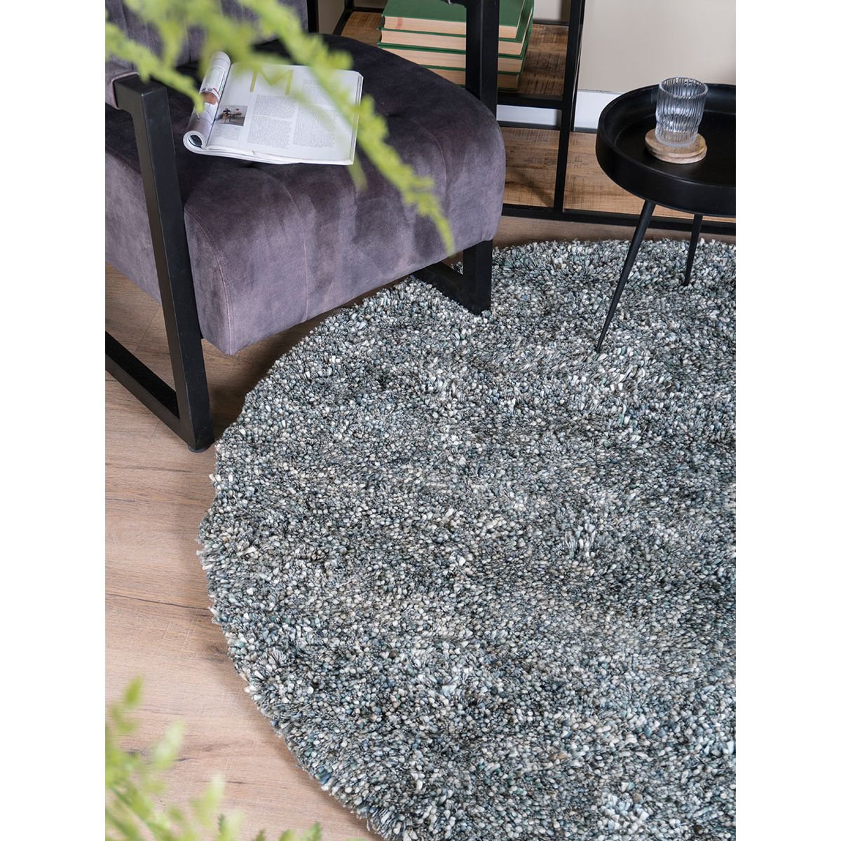 Rug Zumba Aqua 512 Round ø160 cm