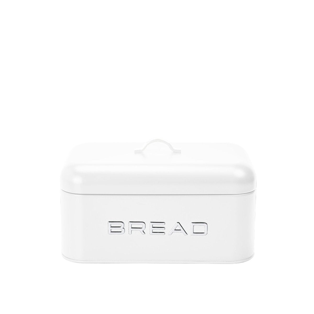 White and silver bread box 30x18x15cm