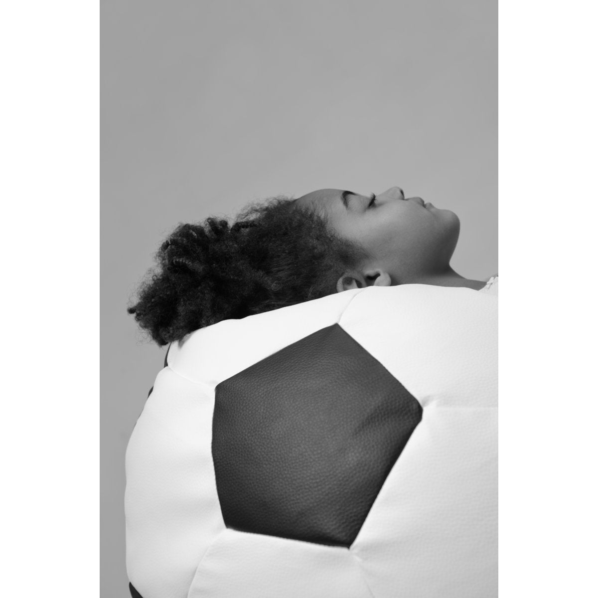 FOOTBALL SMALL - noir/blanc