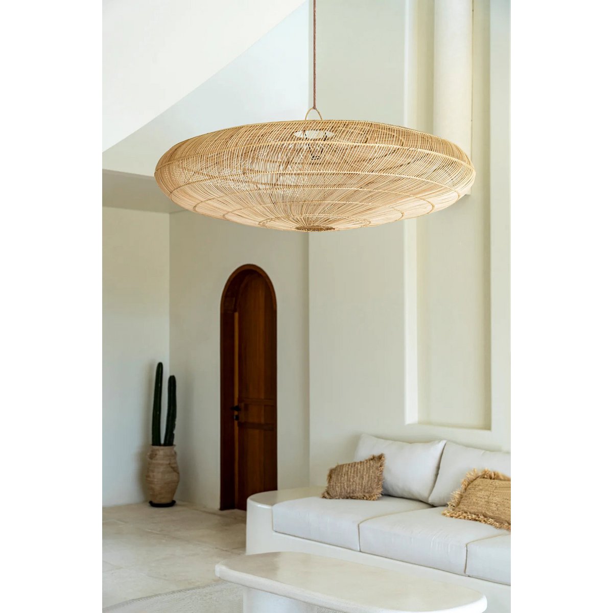 The Macaron Pendant - Natural - XL