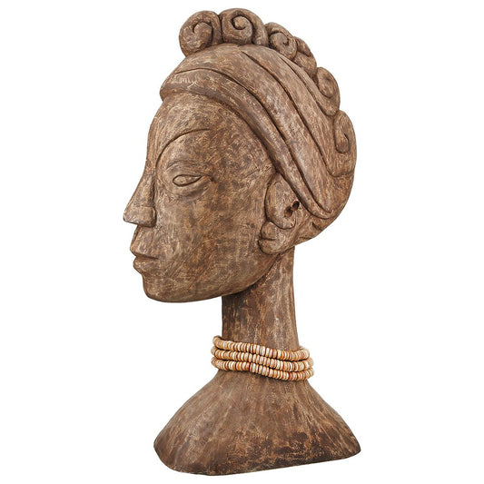 Sculpture African Lady, H.49 cm