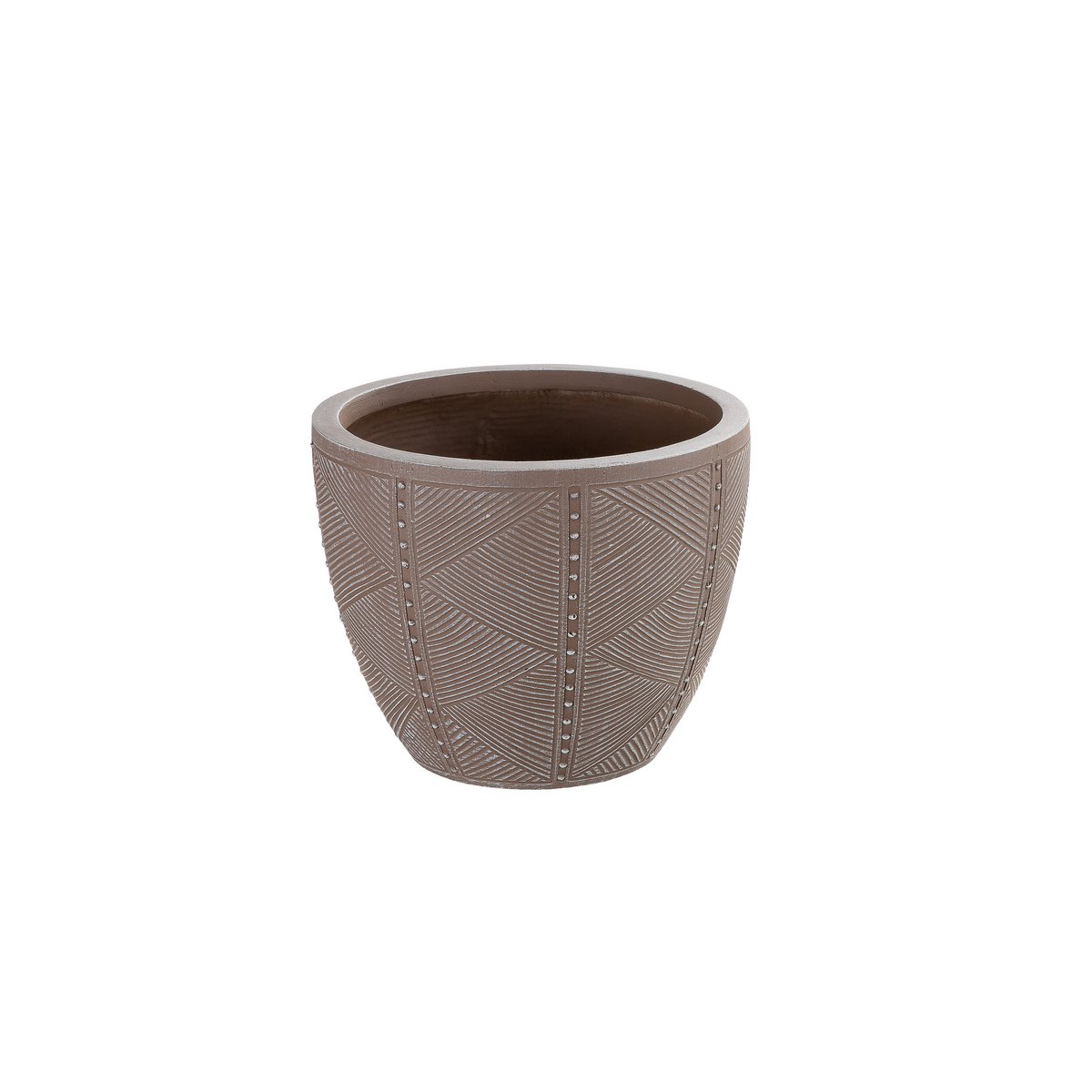 Fibergl plant pot "Boccola" Series 3