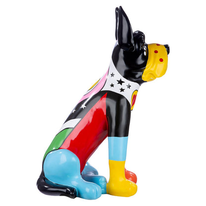 Poly sculpture "Doggy" colorful