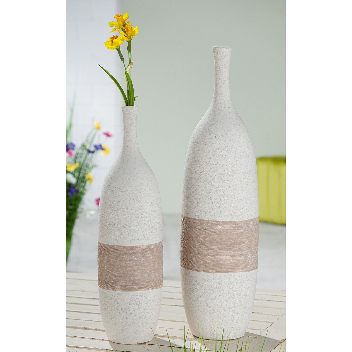 Ceramic bottle vase "Olbia"