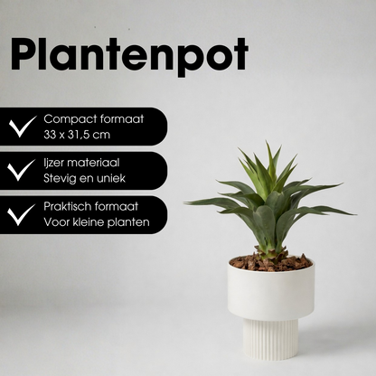 Flowerpot inside Lux Off-white