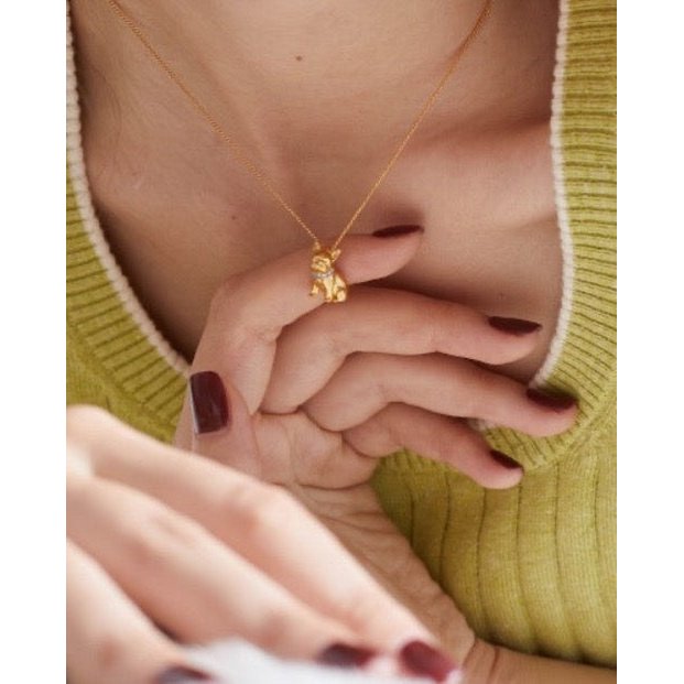 Adorable French Bulldog Charm Necklace