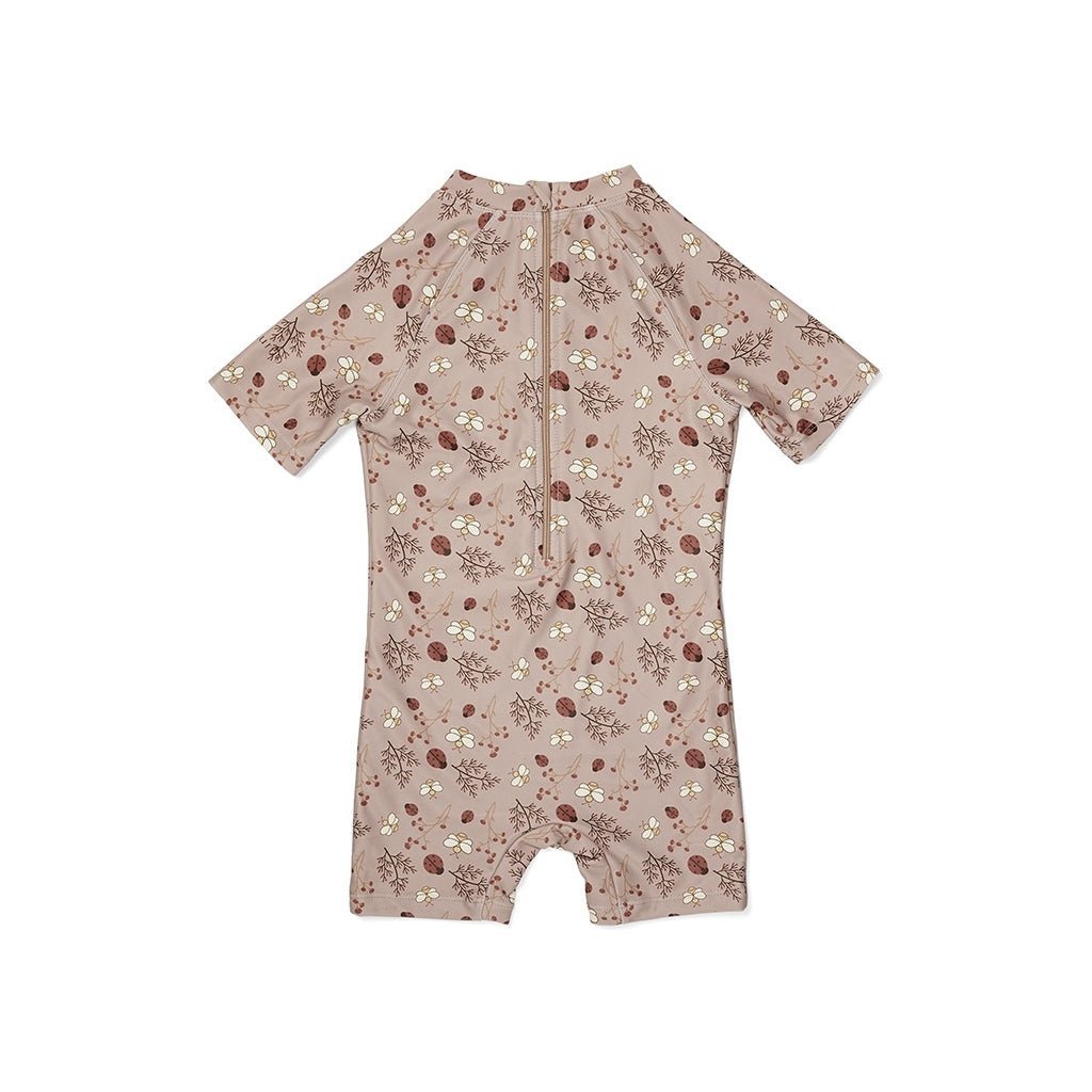 Dia swim suit-Sand - Flower bee