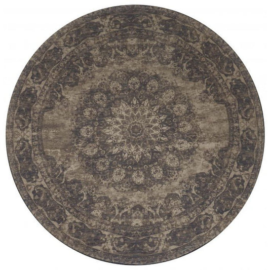 Rug Viola Round Green ø120 cm
