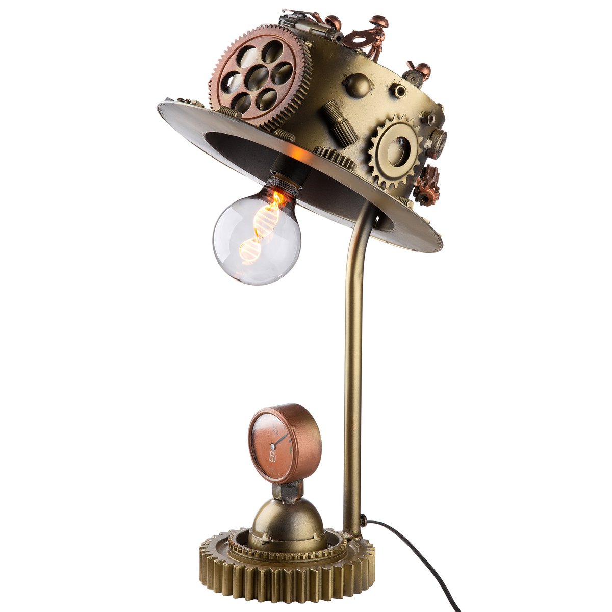 Metal Lamp "Steampunk Hat"