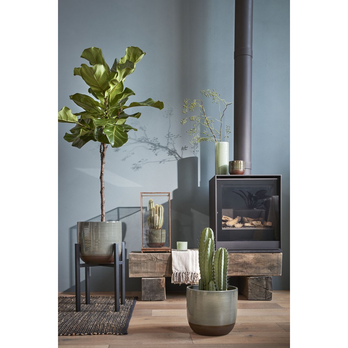 Plant stand Ascot Black