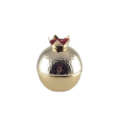 BOITE DOREE GRENADE 12.5X12.5X15CM