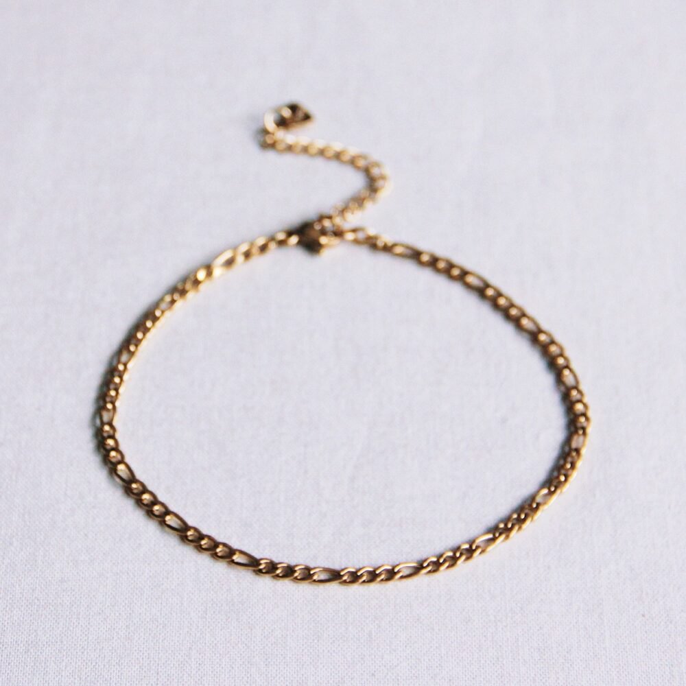 Chain anklet bracelet 3mm