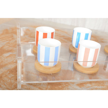 Wooden scratches and sub -stasis cups - Lot of 6