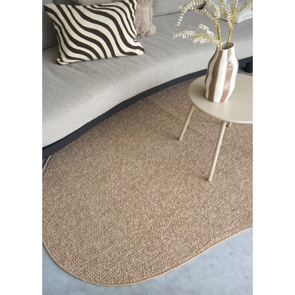 Indoor and Outdoor Rug Sisal Nature - Pebble-shaped 160 x 230 cm