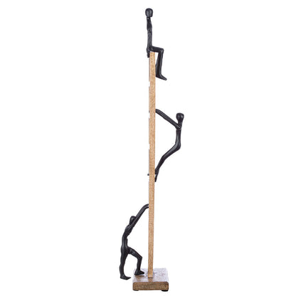 Sculpture Ladder, natural color H.82 cm