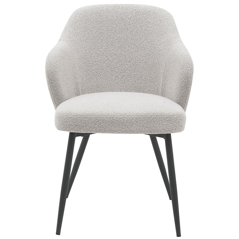 Dining room chair Kendra – Bouclé – Natural