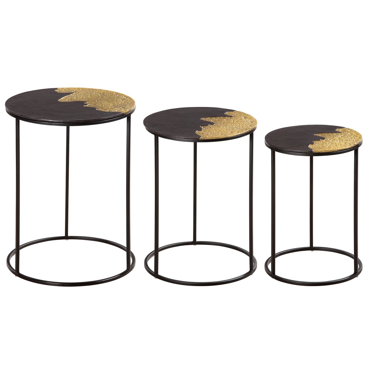 Aluminum table set "Loro" Series 3