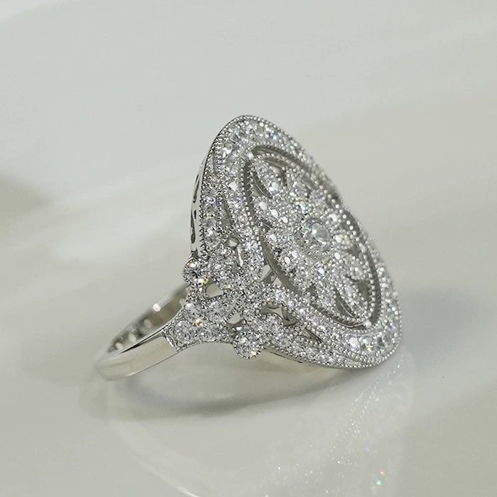 Royal Style One of A Kind Daisy Ring