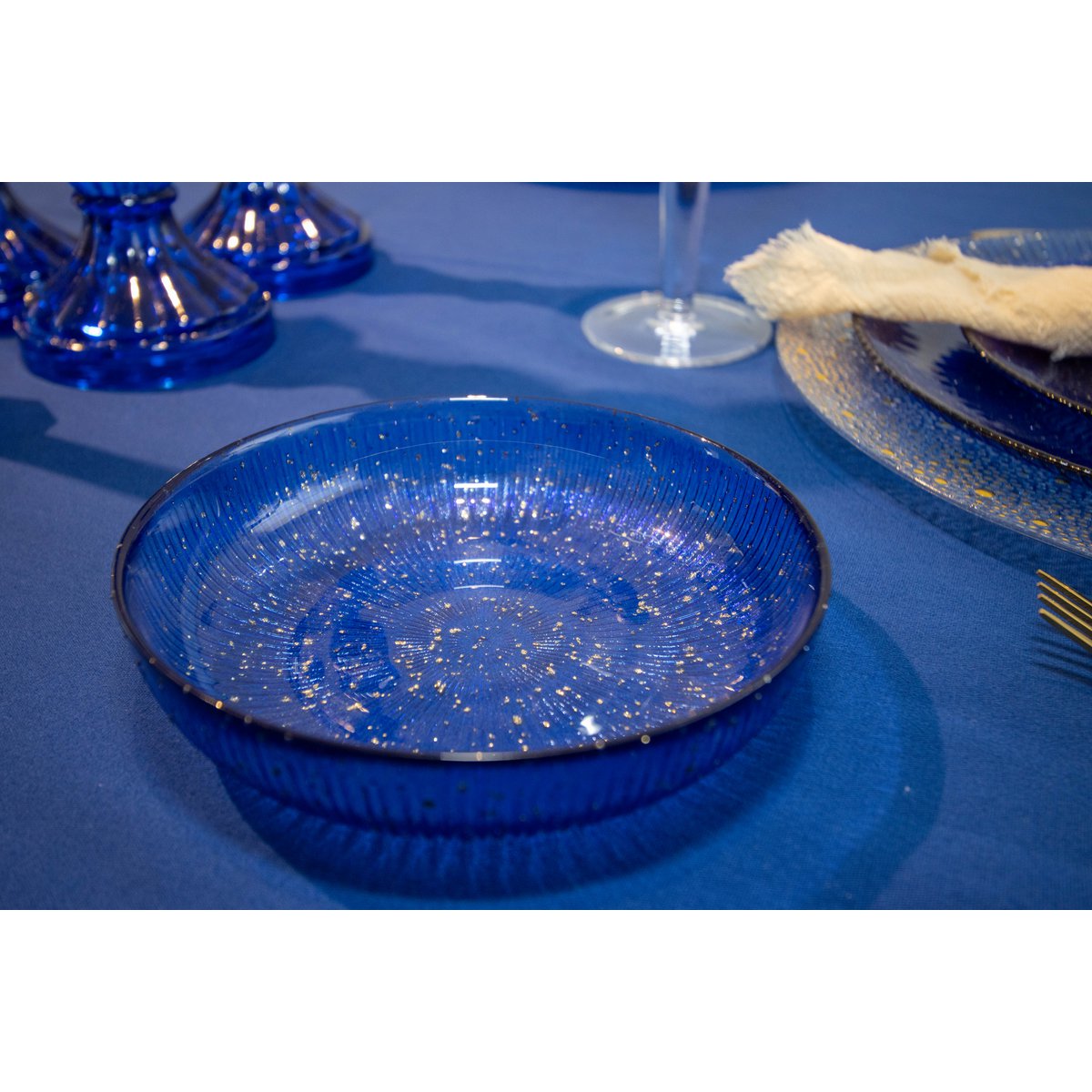 Bol bleu constellation 15x15x3cm
