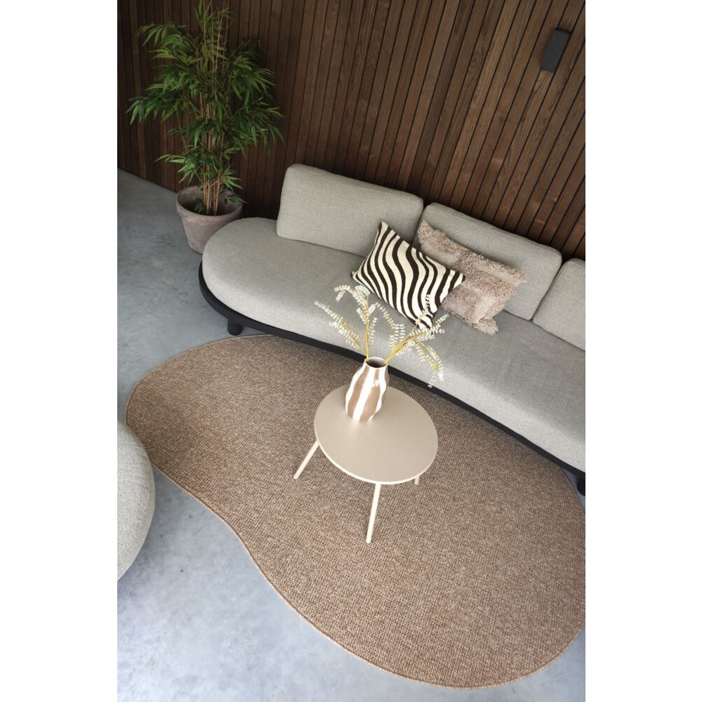 Indoor and Outdoor Rug Sisal Nature - Pebble-shaped 160 x 230 cm