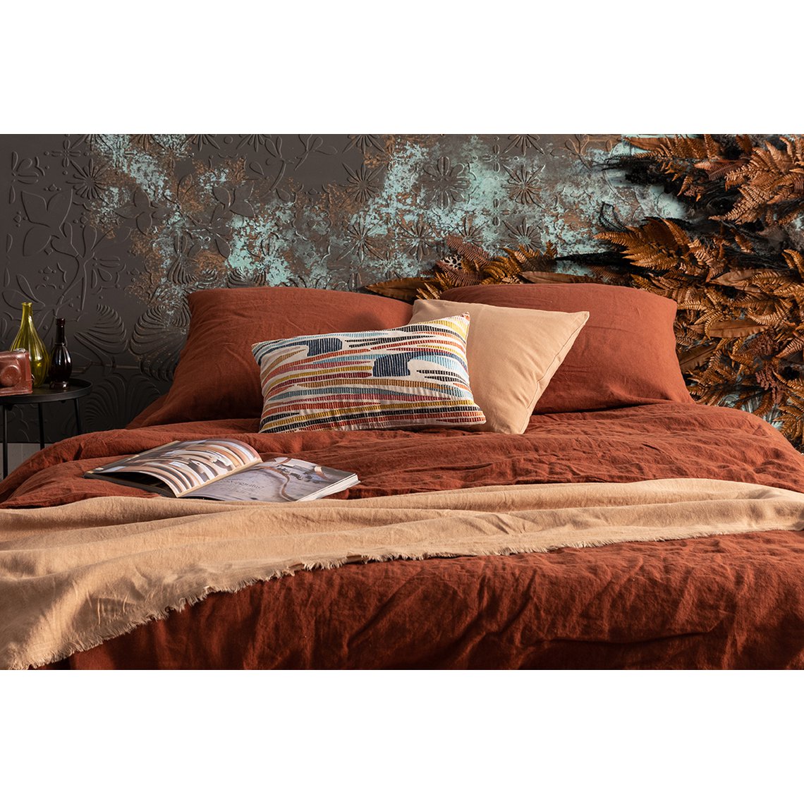 Plain cushion Zeff Rooibos 45 x 45