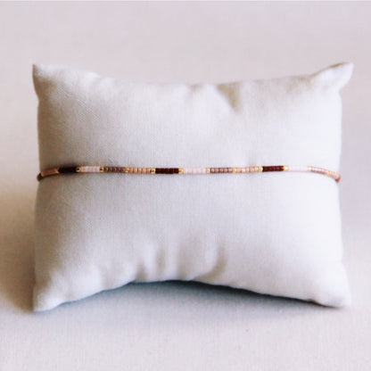 Miyuki bracelet - nude shades