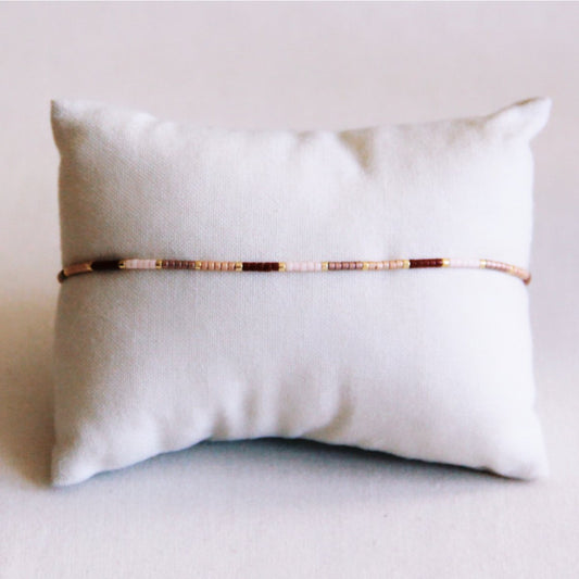 Miyuki bracelet - nude shades