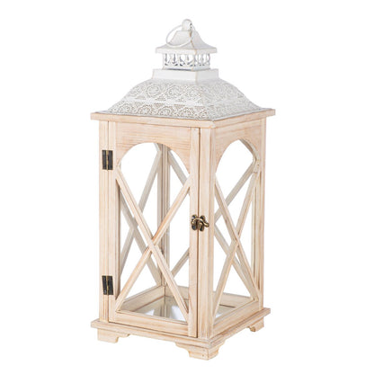 Set of 3 lanterns Fresno, natural color H.75 cm