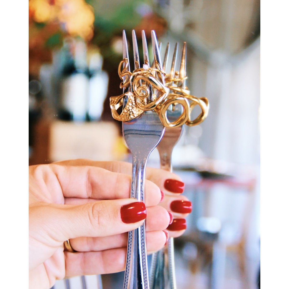 Statement ring 'FLOW'