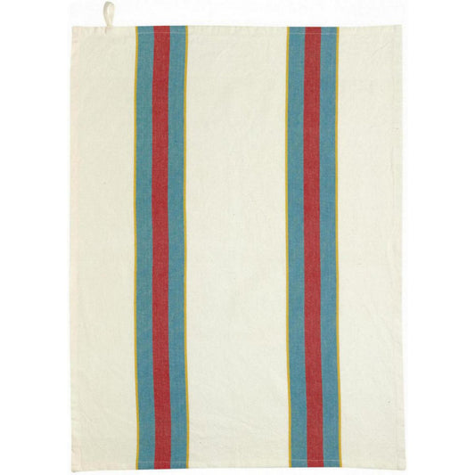 Recycled tea towel Lave Yuna Blue/natural 50 x 70
