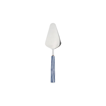 Blue striped pie server
