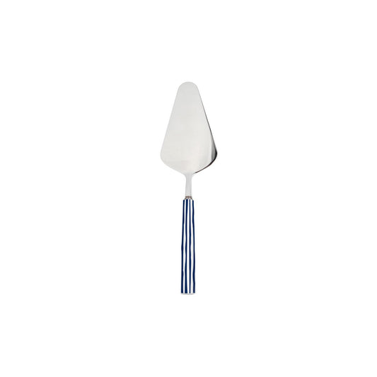Blue striped pie server