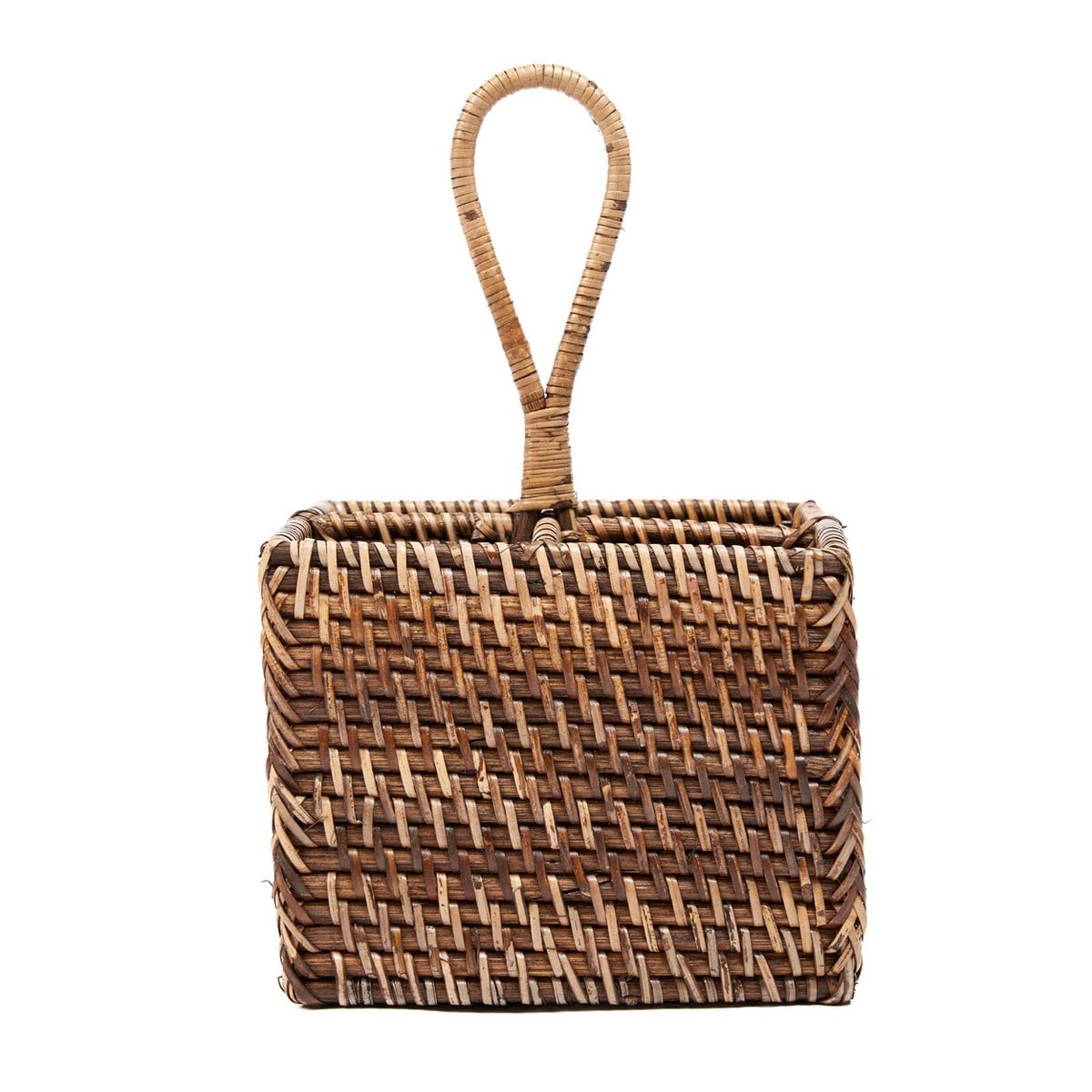 The Rattan Cutlery Caddy N°4 - Natural Brown