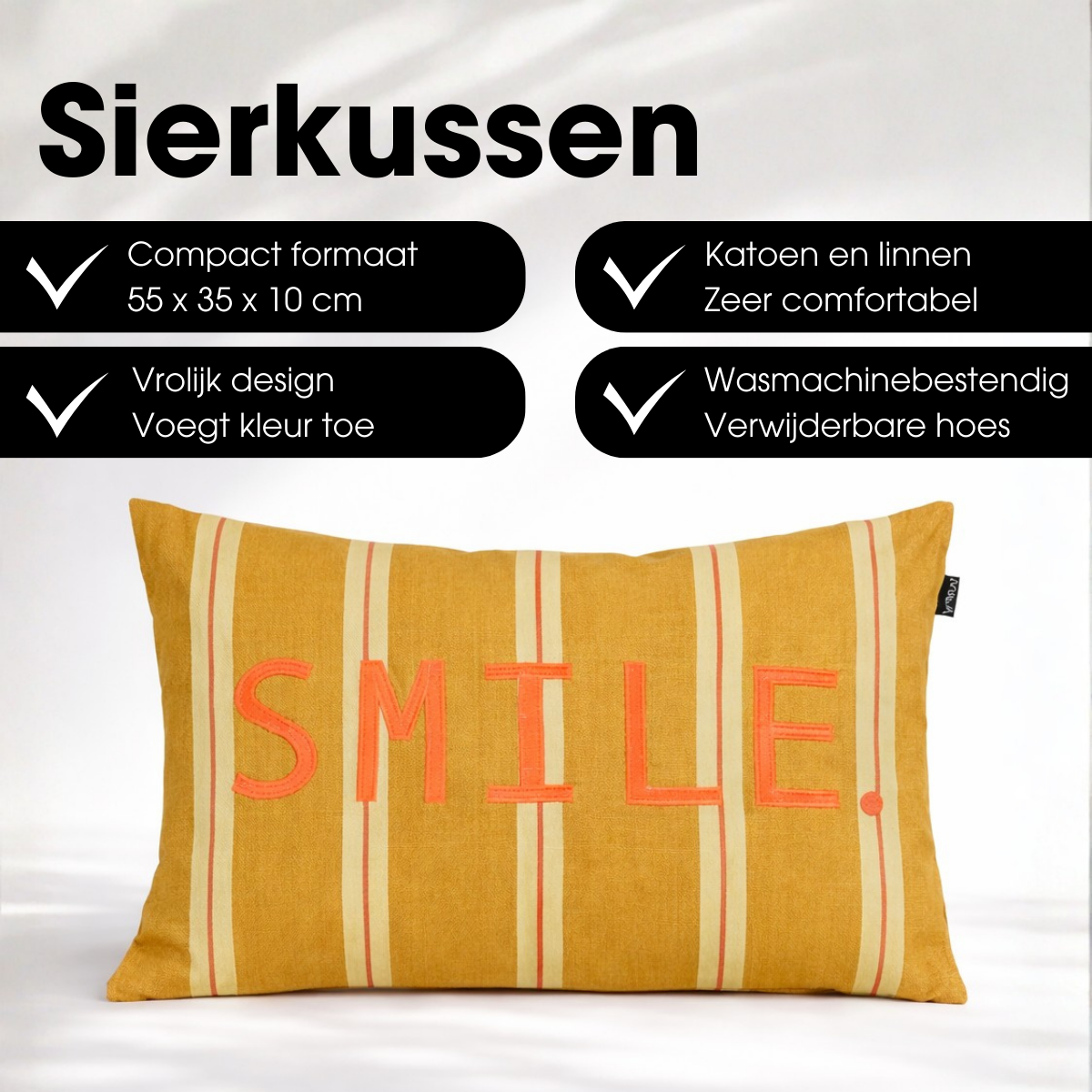 Decorative cushion Brown