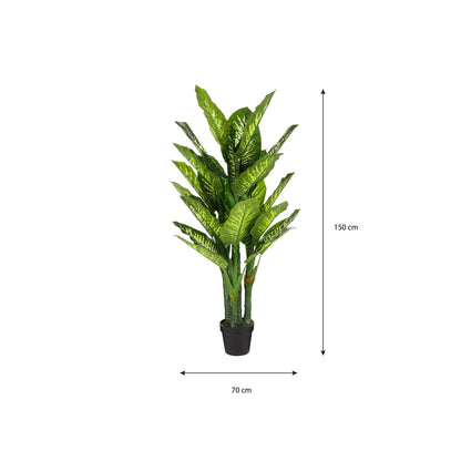 Artificial plant Dieffenbachia Green