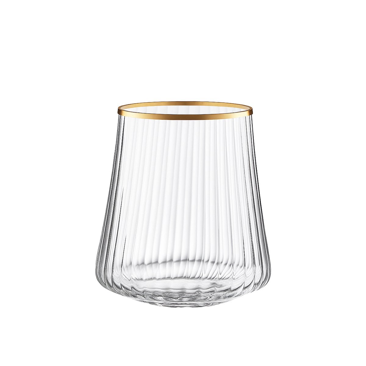 350ml gilded edge glasses - Lot of 6