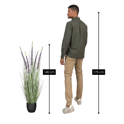 Artificial Plant Ornamental Grass Purple