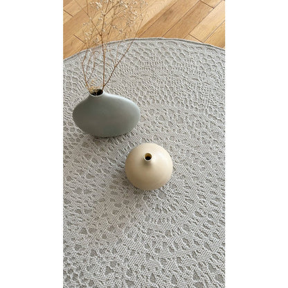 CROCHET round decorative rug